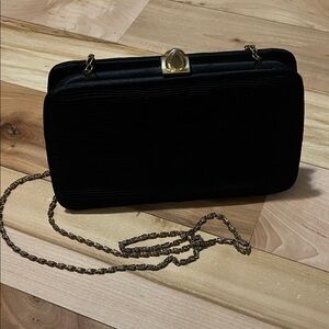 Elegant Vintage Black Evening Crossbody/Clutch